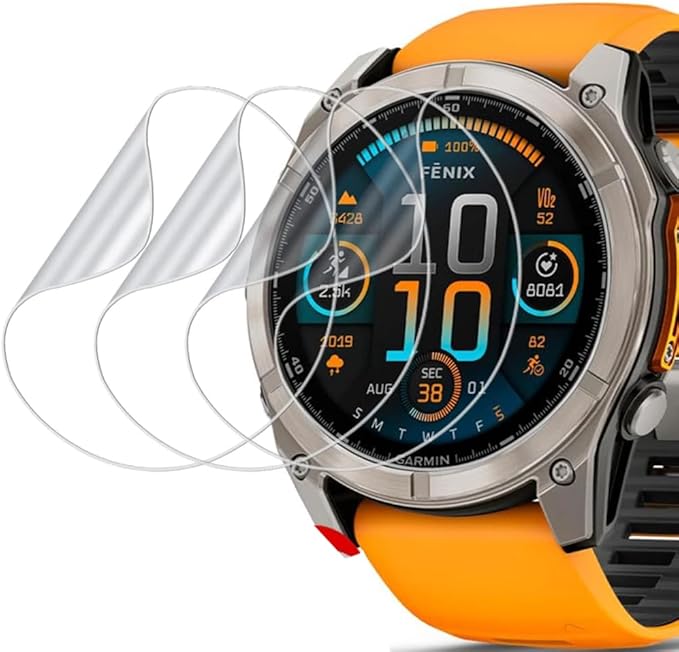 Watch Face Protector - 1-3Pcs Hydrogel Film For Garmin Fenix