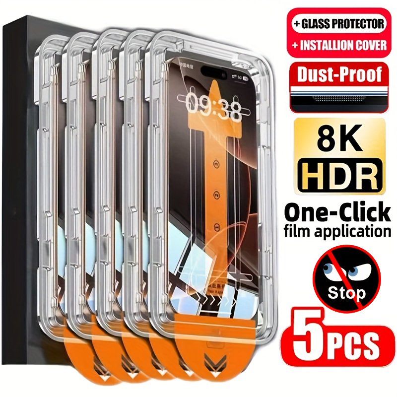 Screen Protector Film - One-click Install Oleophobic Coating Privacy Screen