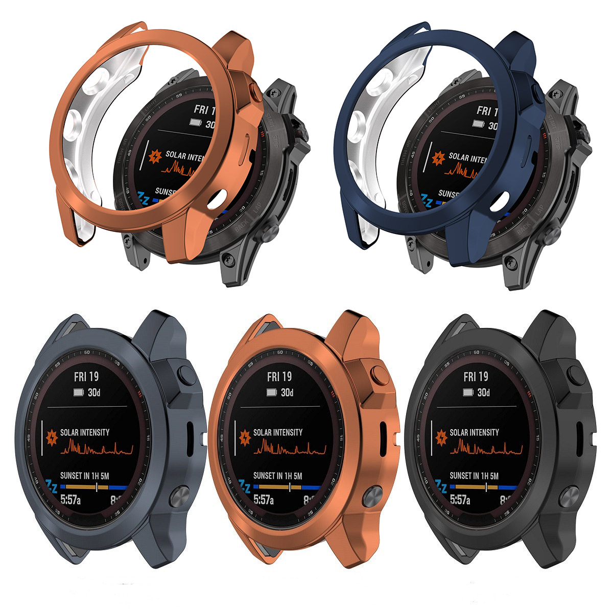 Garmin Smartwatch Accessories - Protective Case Cover for Garmin Fenix