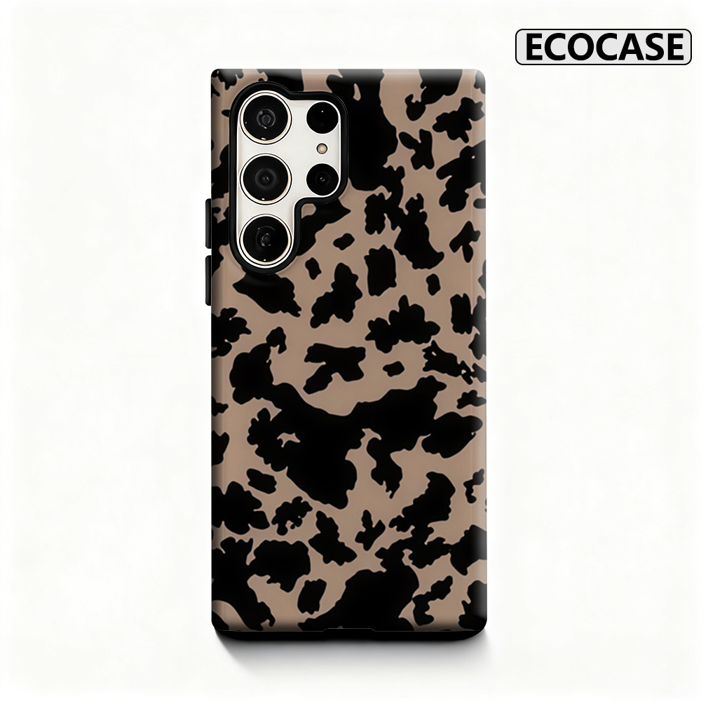 Samsung Galaxy S24 - Chic Cow Print Phone Case for