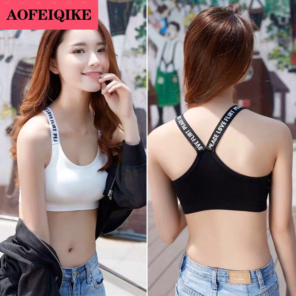 40-65Kg Sexy Bra Top Women Spo - Rugged Sport Strap ulasan dan harga