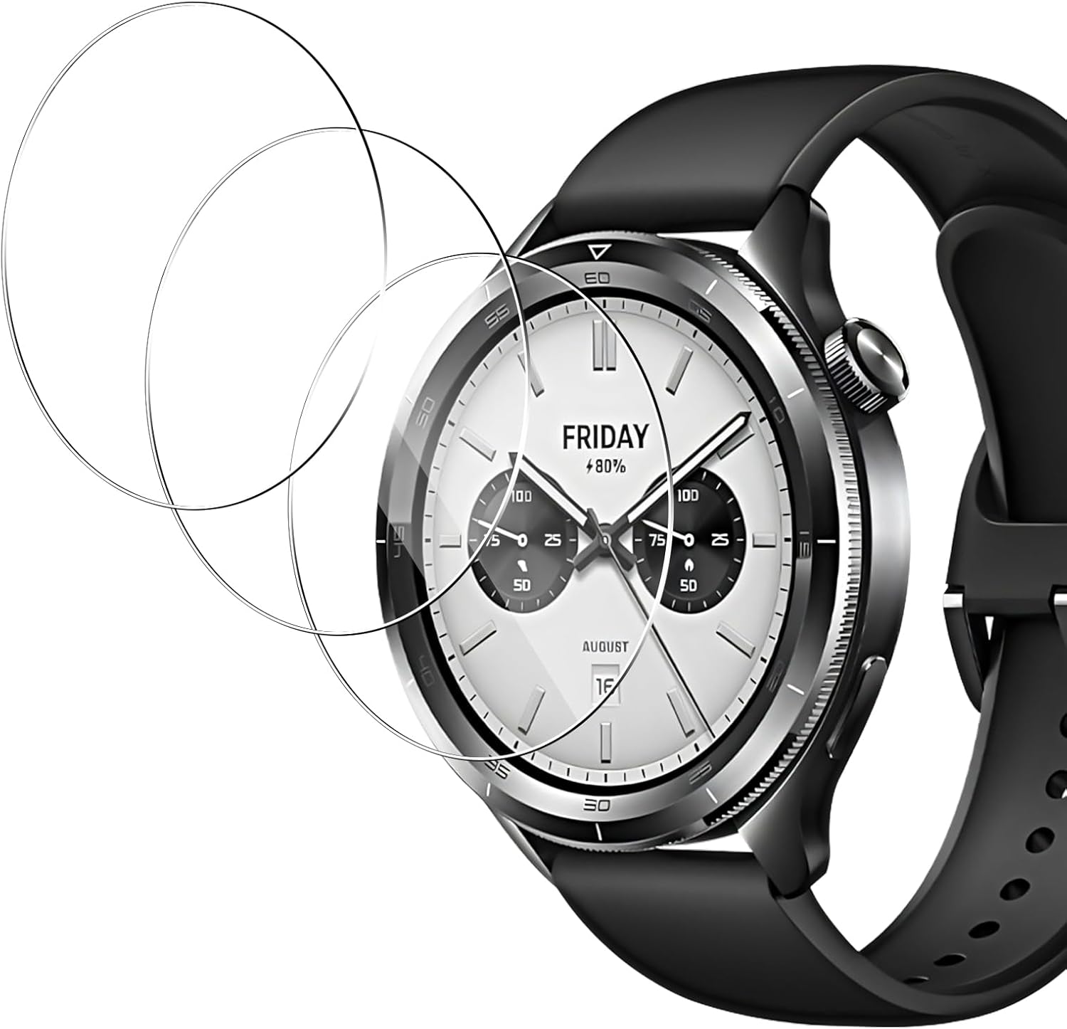 3PCS Tempered Glass Smartwatch - Xiaomi Smartwatch S4 Accessories ulasan dan harga