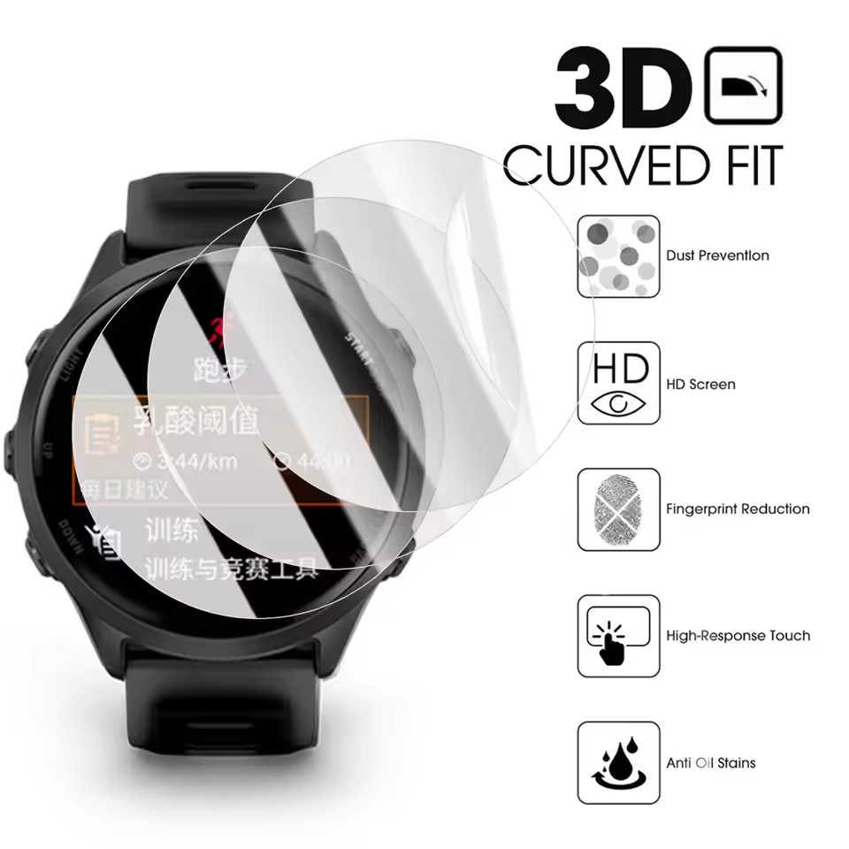 1-3Pcs Hydrogel Film For Garmi - Watch Face Protector ulasan dan harga