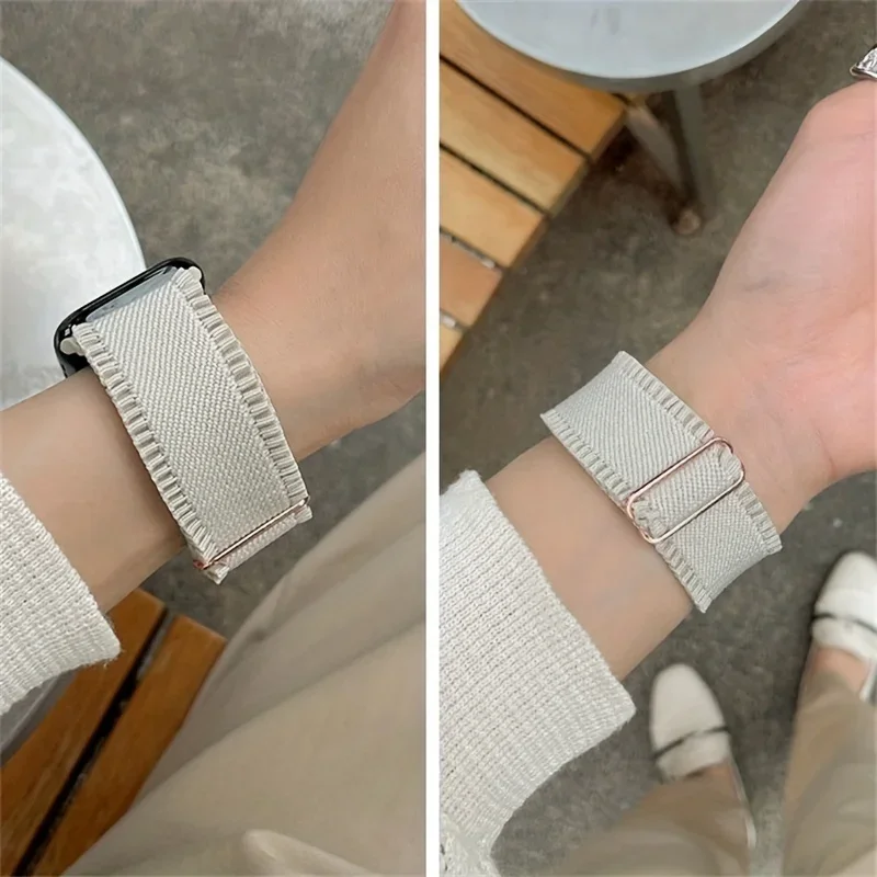 Woman Lace Elastic Nylon Band  - Sport Loop Strap ulasan dan harga
