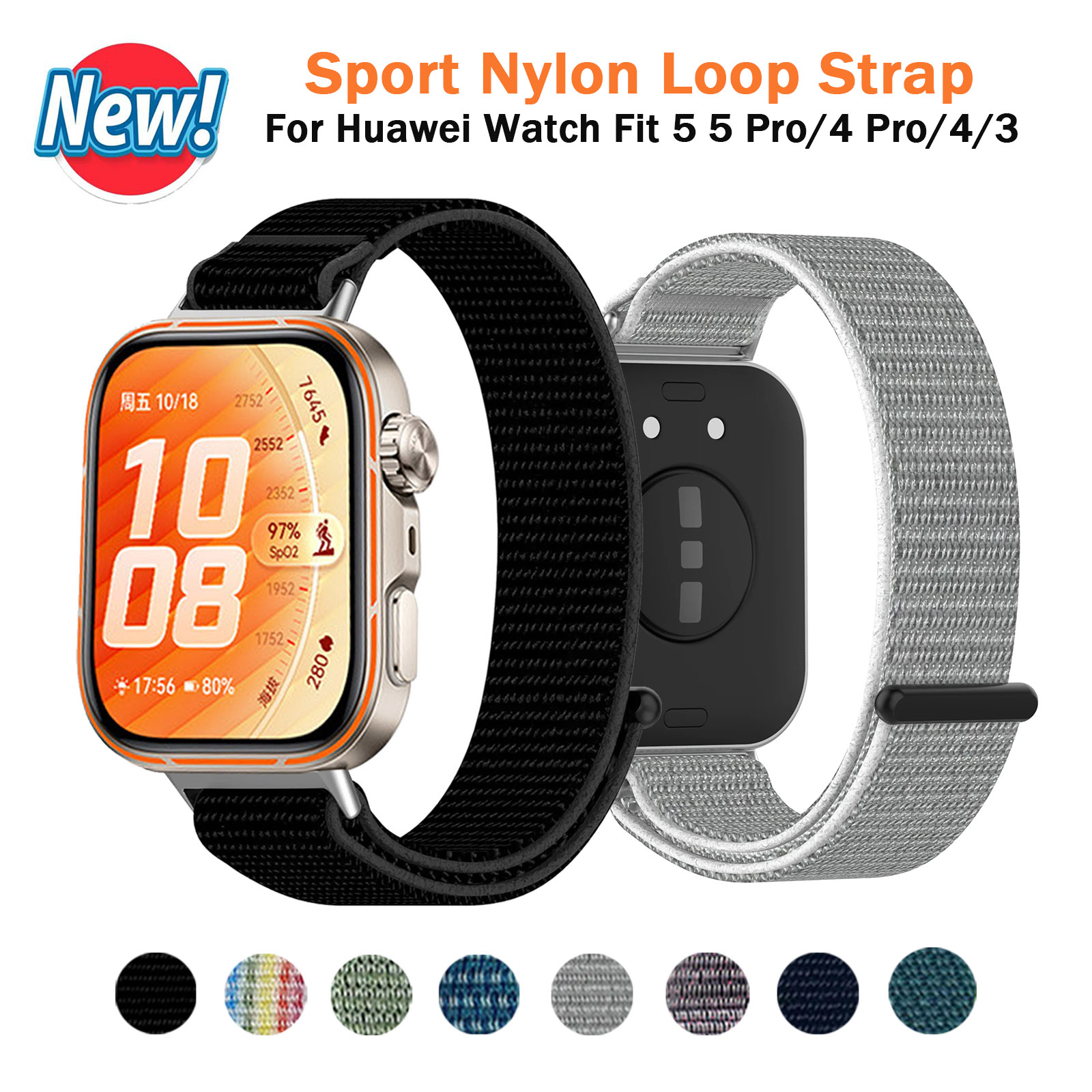 Smart Watch Nylon Strap for Hu - Sport Loop Strap ulasan dan harga
