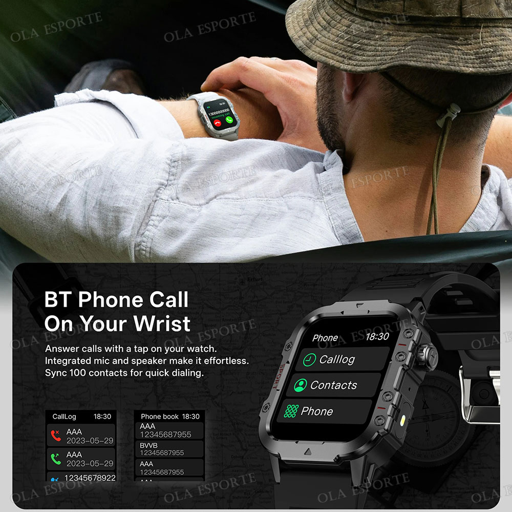 2026 New Rugged Military GPS S - Smartwatch X12 ulasan dan harga