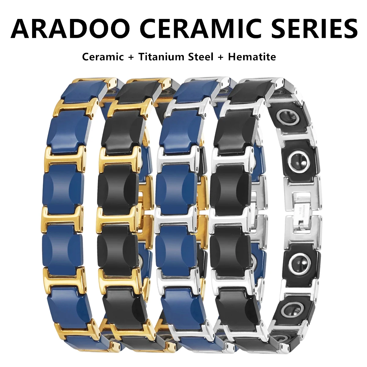 Dreamy Blue Ceramic Bracelet T - Ceramic Link Bracelet ulasan dan harga
