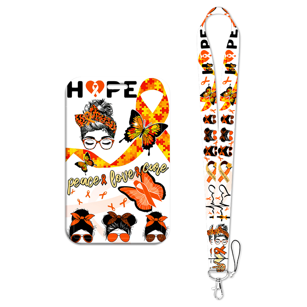 Orange Ribbon Butterfly Hope C - Rugged Sport Strap ulasan dan harga