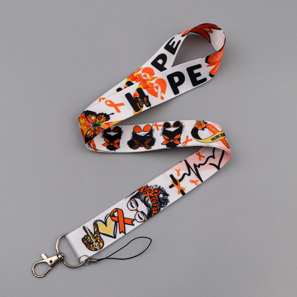 Orange Ribbon Butterfly Hope C - Rugged Sport Strap ulasan dan harga