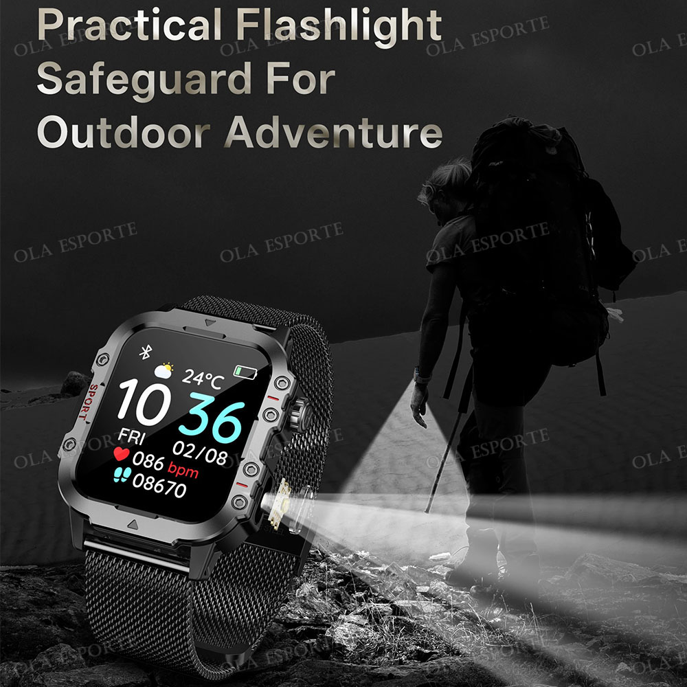2026 Military Outdoor Smart Wa - Smartwatch X12 ulasan dan harga