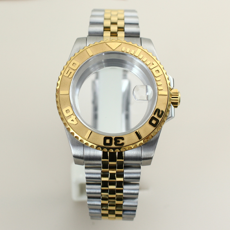 40mm Silvery Rose Gold Watch C - Ceramic Link Bracelet ulasan dan harga