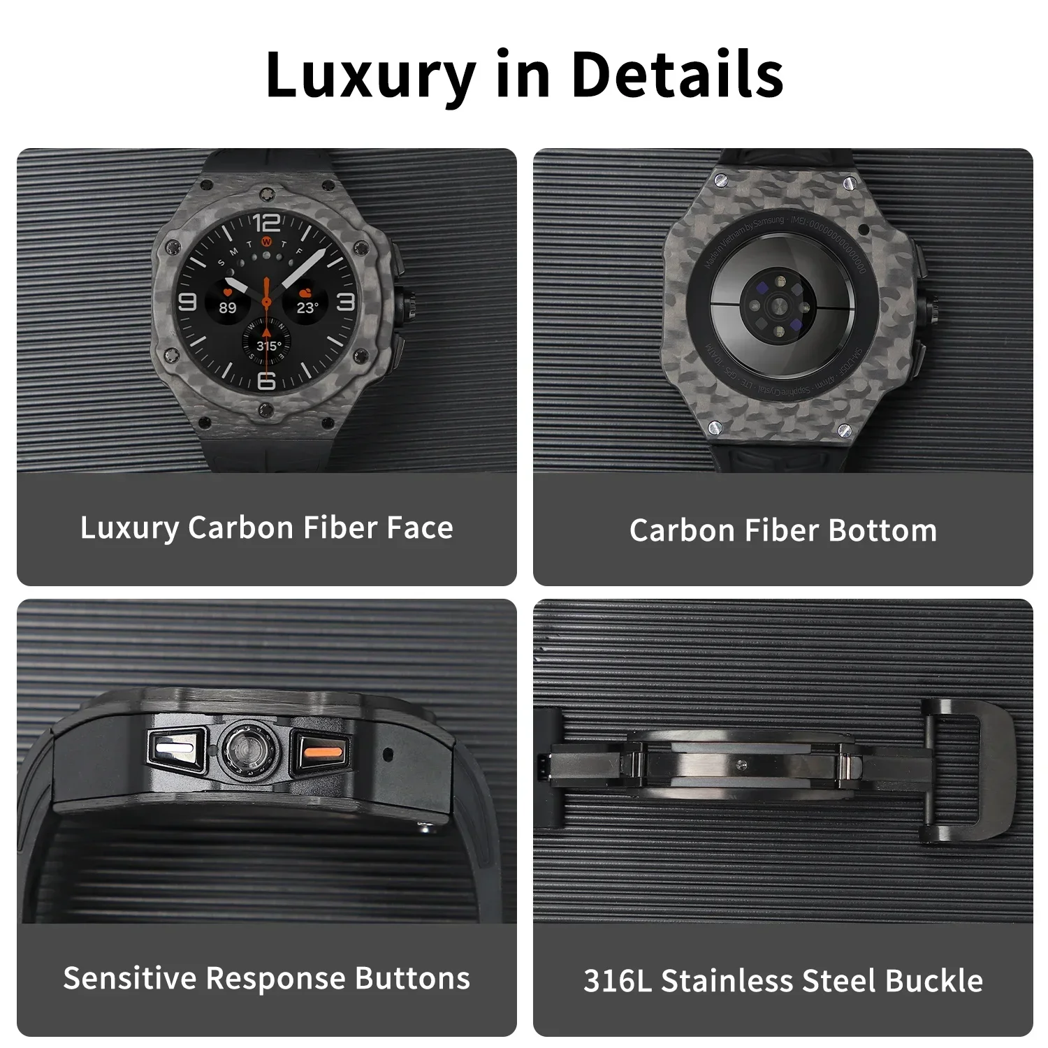 Luxury Modification Kit for Sa - Garmin Smartwatch Accessories ulasan dan harga