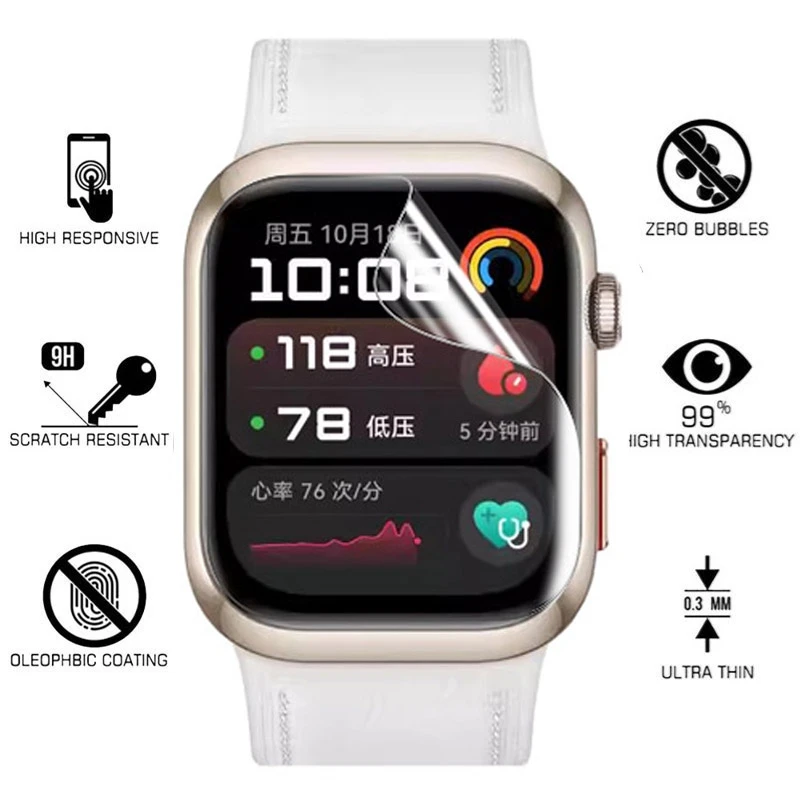 TPU Hydrogel Film For Huawei W - Garmin Smartwatch Accessories ulasan dan harga
