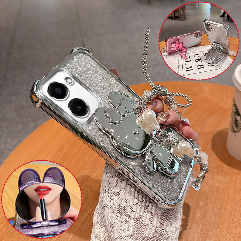 Fashion Cute 3D Bunny Mirror S - Vivo Y28 ulasan dan harga