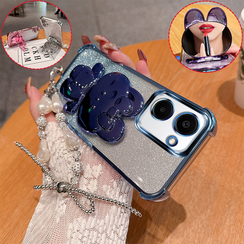 Fashion Cute 3D Bunny Mirror S - Vivo Y28 ulasan dan harga