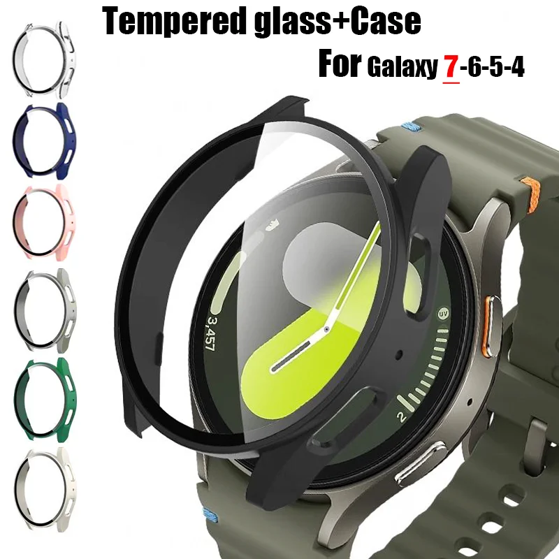 Tempered Glass+Case for Samsun - Accessories For Galaxy Watch 5 ulasan dan harga