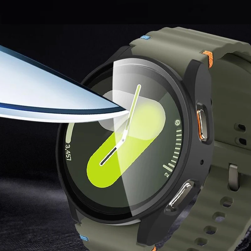 Tempered Glass+Case for Samsun - Accessories For Galaxy Watch 5 ulasan dan harga
