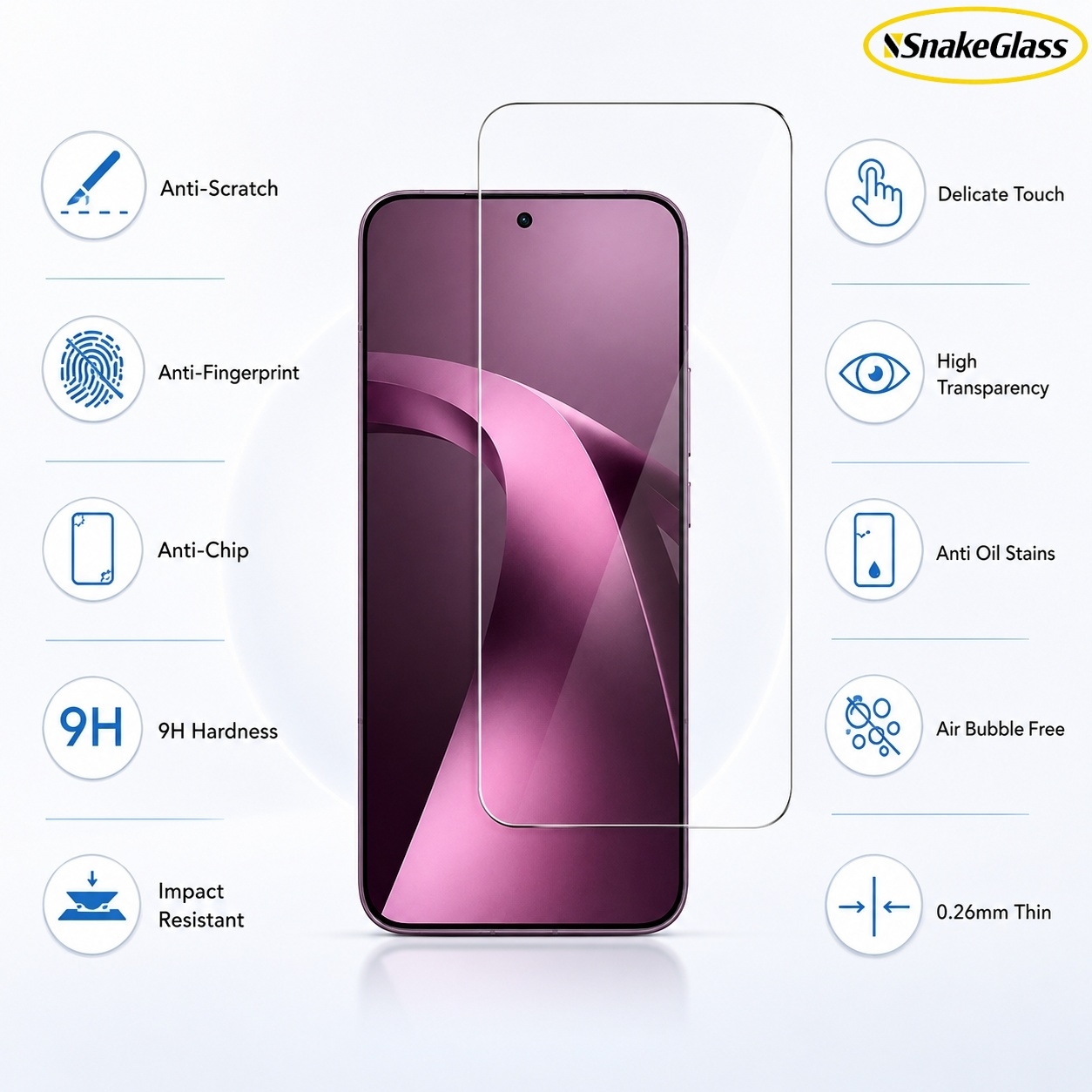 4PCS HD Tempered Glass For Xia - Screen Protector Film ulasan dan harga