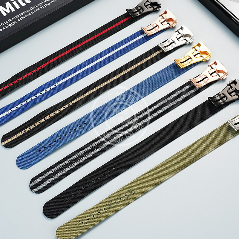 New design integrated canvas w - Nylon Nato Strap ulasan dan harga