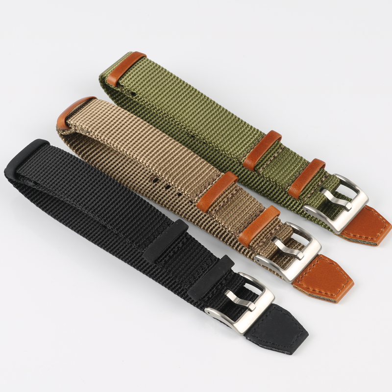 20MM 22MM Men's Outdoor Fabric - Nylon Nato Strap ulasan dan harga
