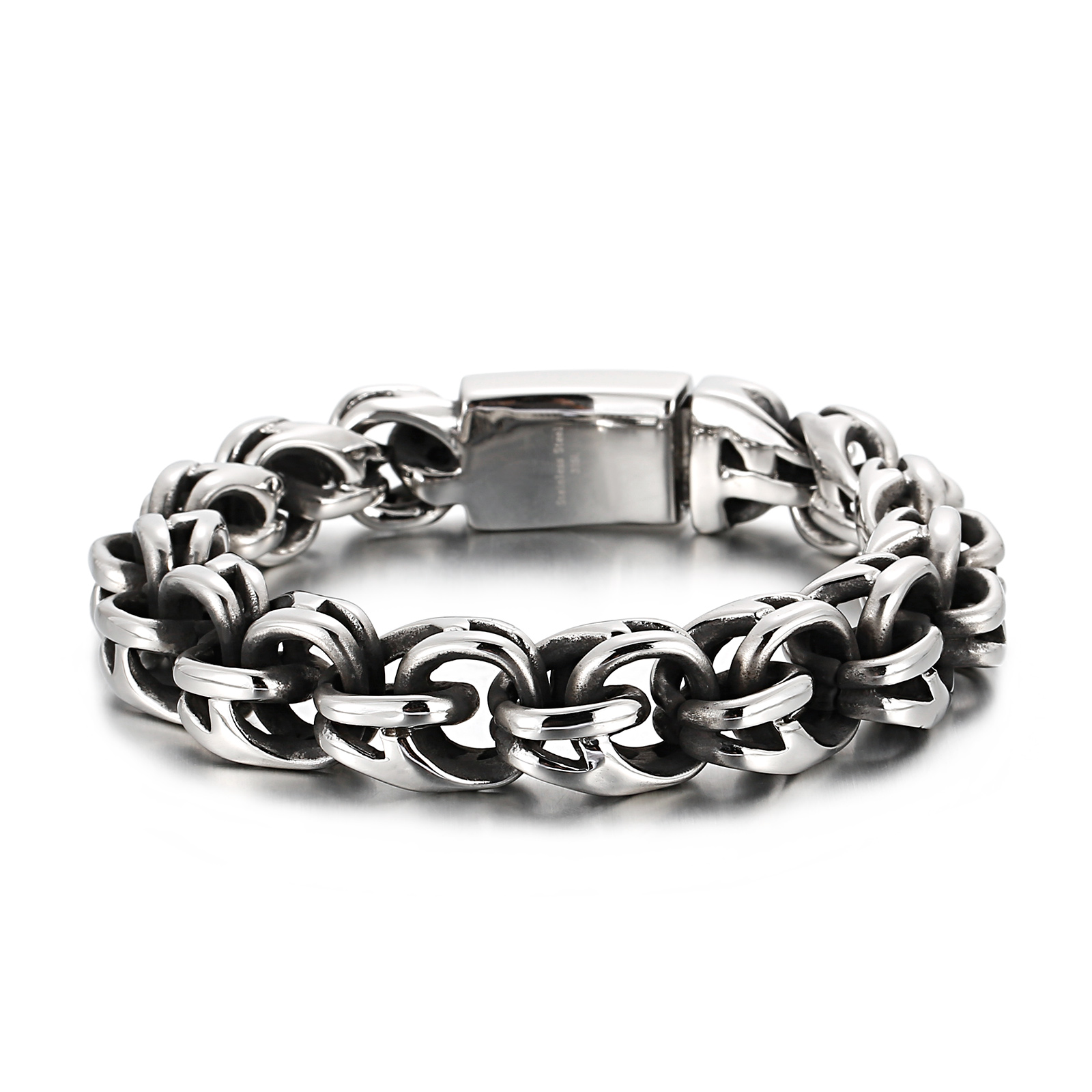 Twisted Link Chain Men Bracele - Ceramic Link Bracelet ulasan dan harga