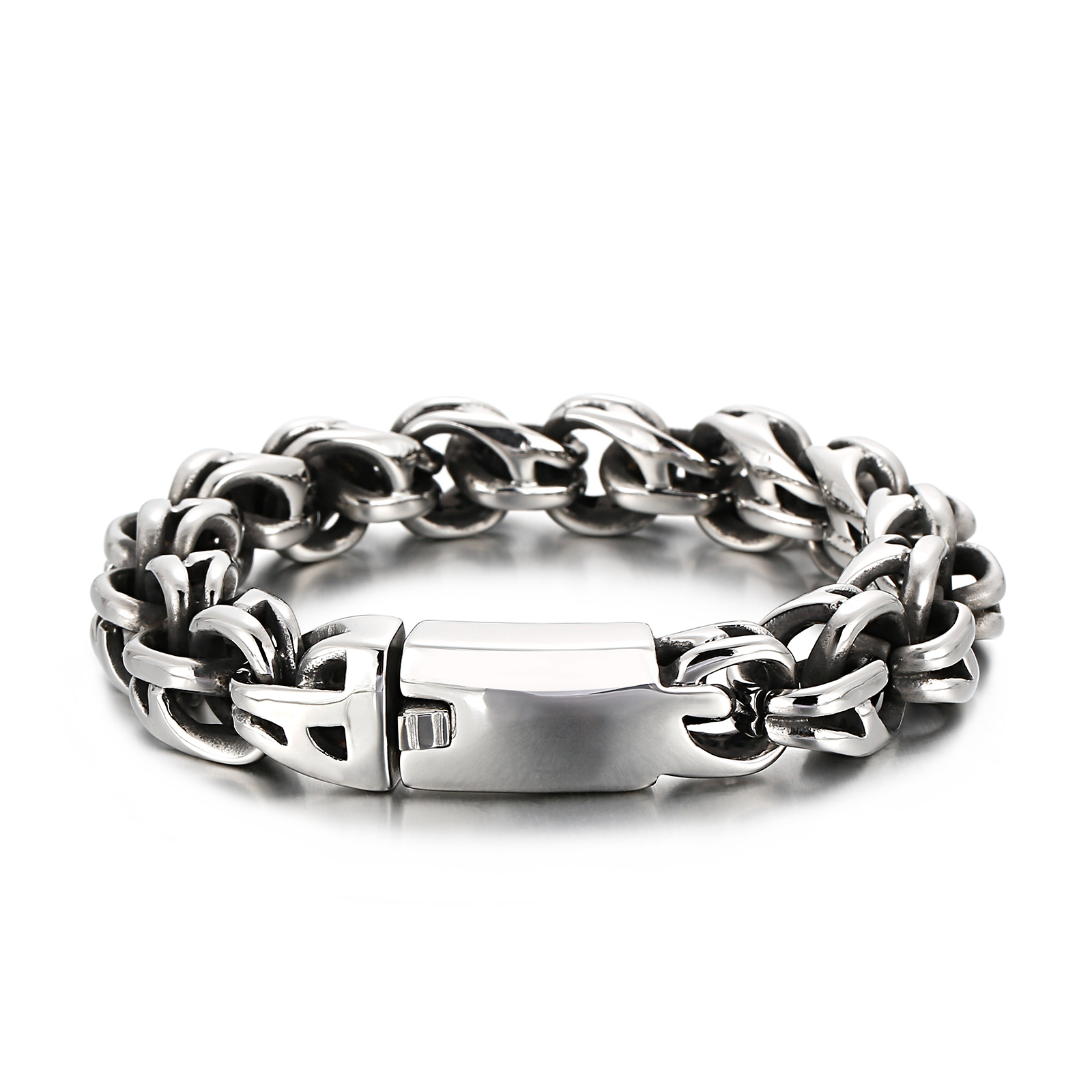 Twisted Link Chain Men Bracele - Ceramic Link Bracelet ulasan dan harga