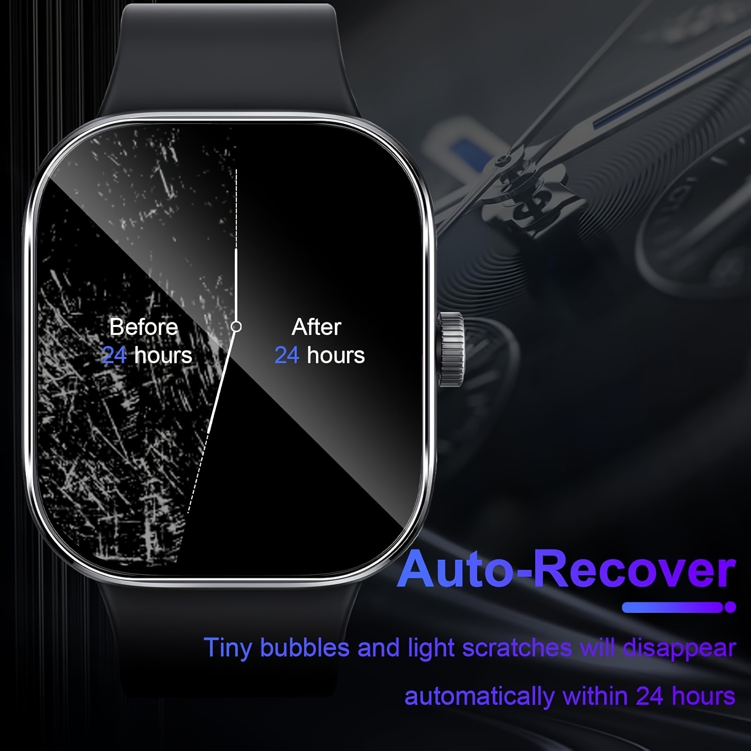 3-5Pcs Premium Tempered Glass  - Watch Face Protector ulasan dan harga