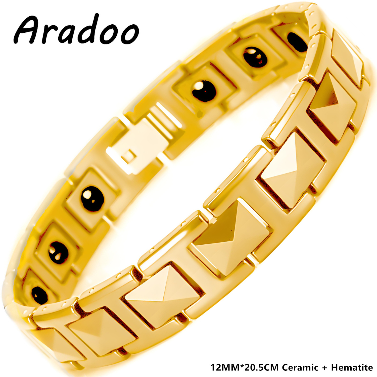 ARADOO Premium Ceramic Bracele - Ceramic Link Bracelet ulasan dan harga