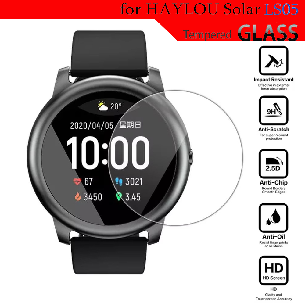 Tempered Glass For HayLou Sola - Garmin Smartwatch Accessories ulasan dan harga
