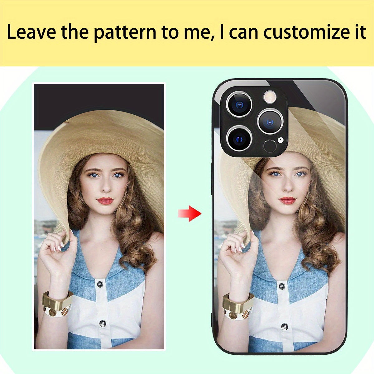 Custom Photo Mirror Glass Case - Screen Protector Film ulasan dan harga
