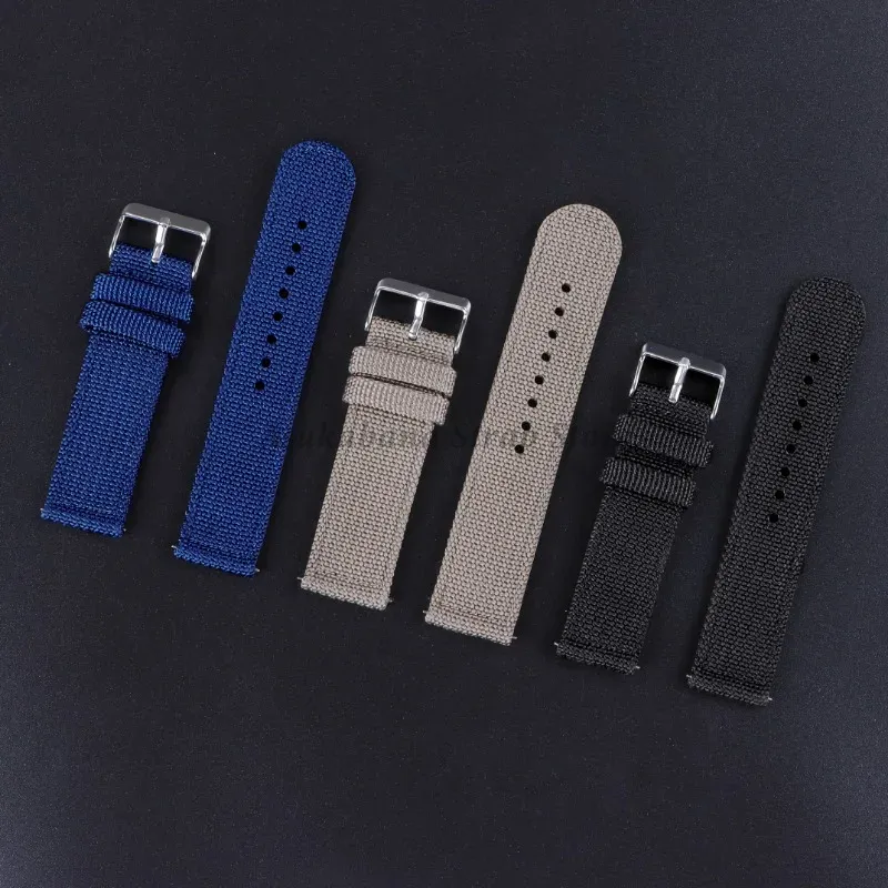 18 20 22 24mm Nylon Canvas Str - Nylon Nato Strap ulasan dan harga