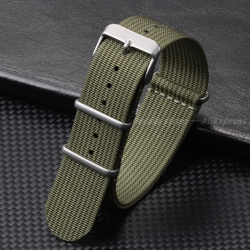 Ribbed Nylon Watch Strap 18mm  - Nylon Nato Strap ulasan dan harga