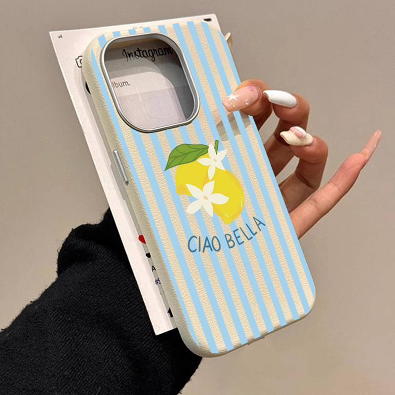 Lemon Striped Retro Design Sui - Samsung Galaxy S24 ulasan dan harga