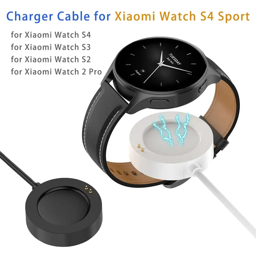White Smartwatch Charging Cabl - Xiaomi Smartwatch S4 Accessories ulasan dan harga