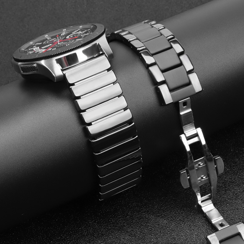 Ceramic 22mm watch band for Sa - Ceramic Link Bracelet ulasan dan harga
