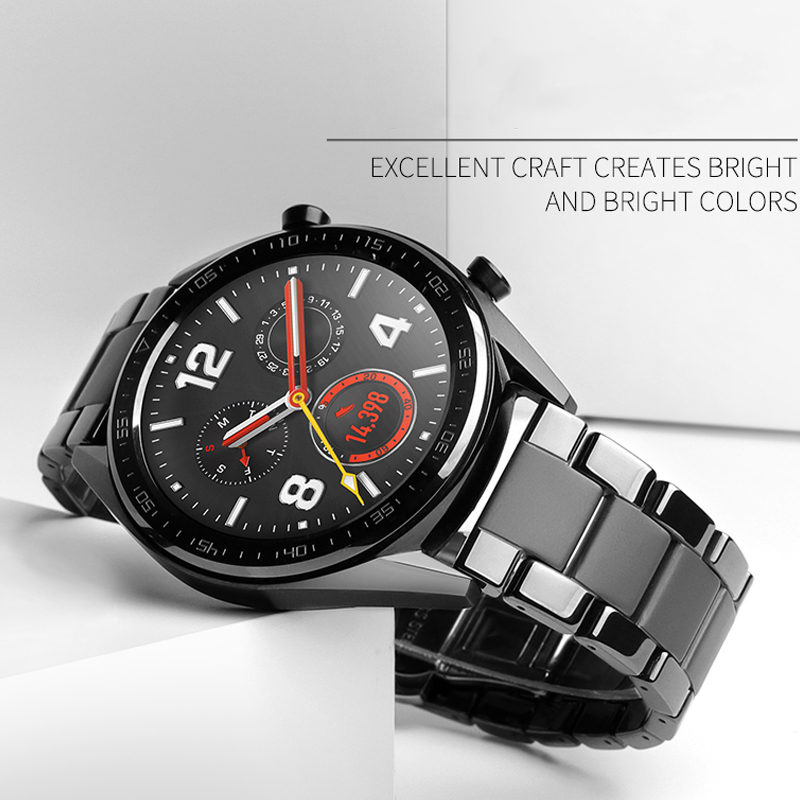 Ceramic 22mm watch band for Sa - Ceramic Link Bracelet ulasan dan harga