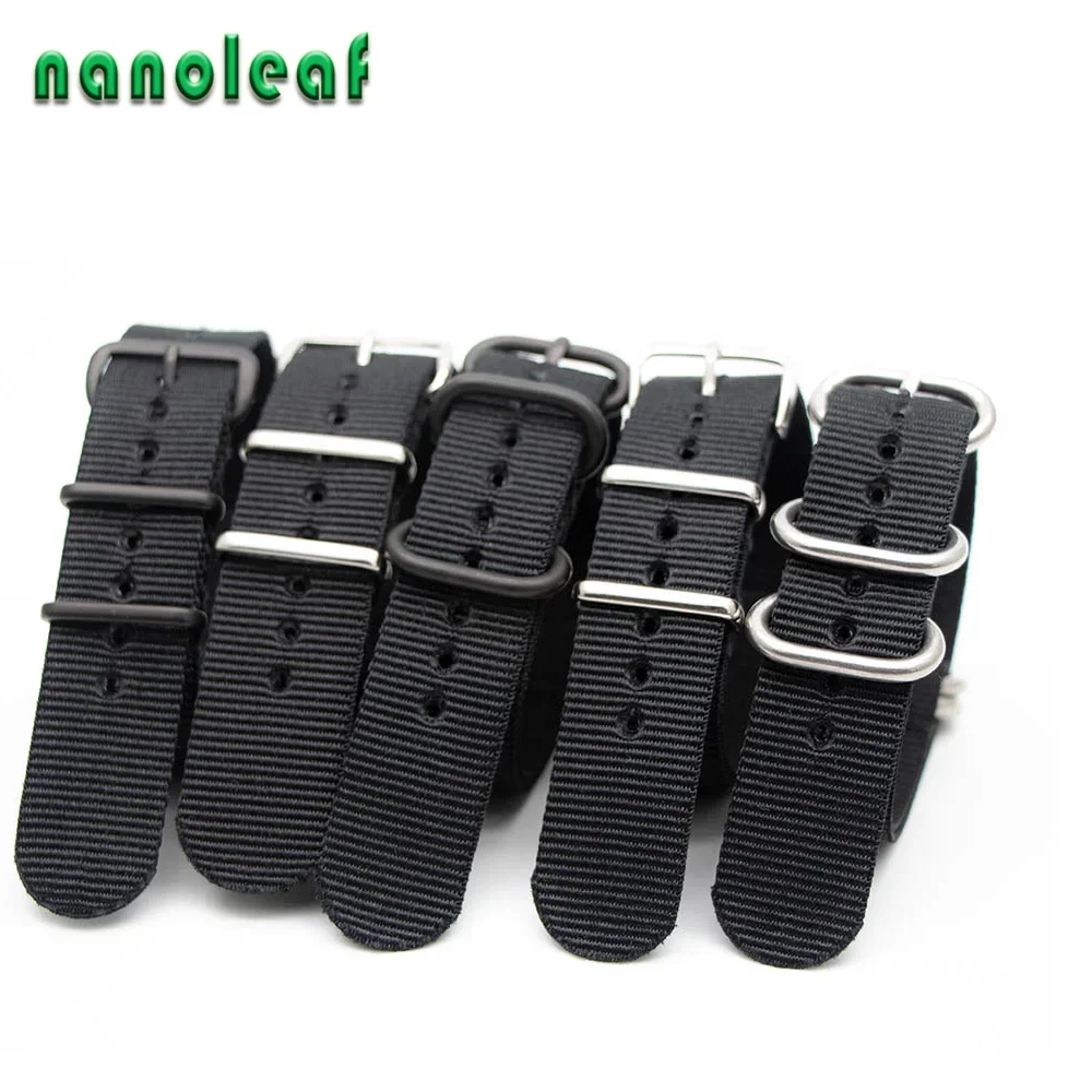 Black Nylon Watch Band For Mec - Nylon Nato Strap ulasan dan harga