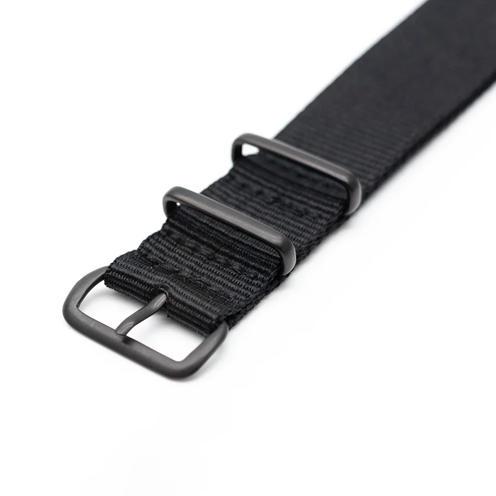 Black Nylon Watch Band For Mec - Nylon Nato Strap ulasan dan harga