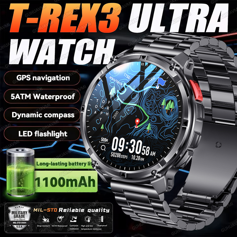 2026 New T-Rex3 Ultra 1100Mah  - Smartwatch Store ulasan dan harga