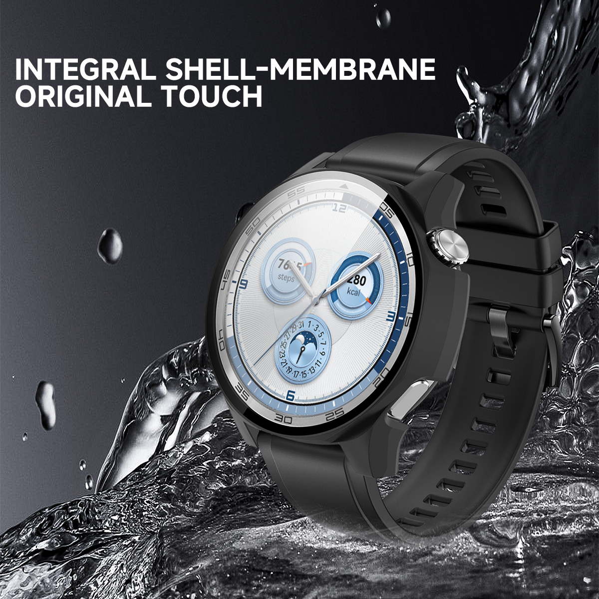 Tempered glass case For Huawei - Garmin Smartwatch Accessories ulasan dan harga