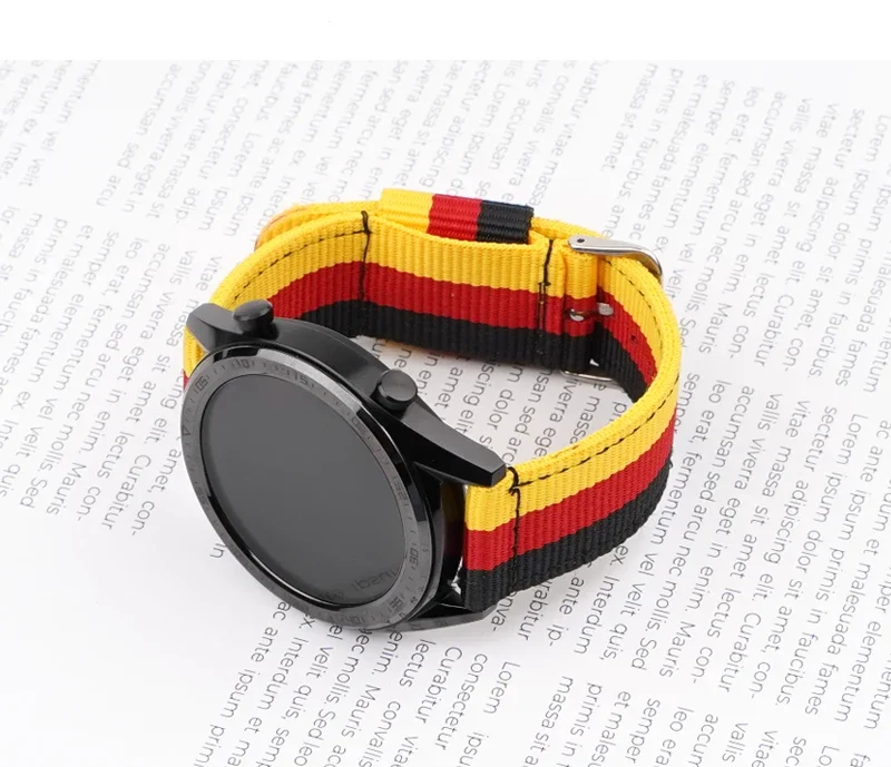 20mm 22mm Woven Nylon Strap fo - Nylon Nato Strap ulasan dan harga