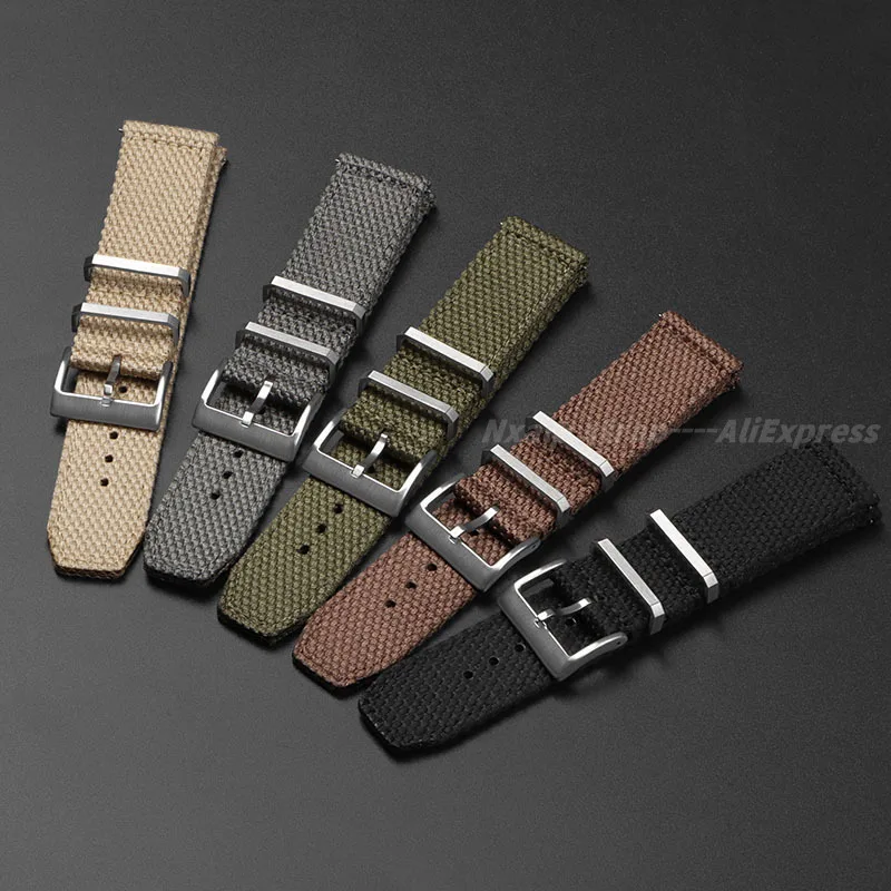 20mm 22mm Nylon Cotton Watch S - Nylon Nato Strap ulasan dan harga