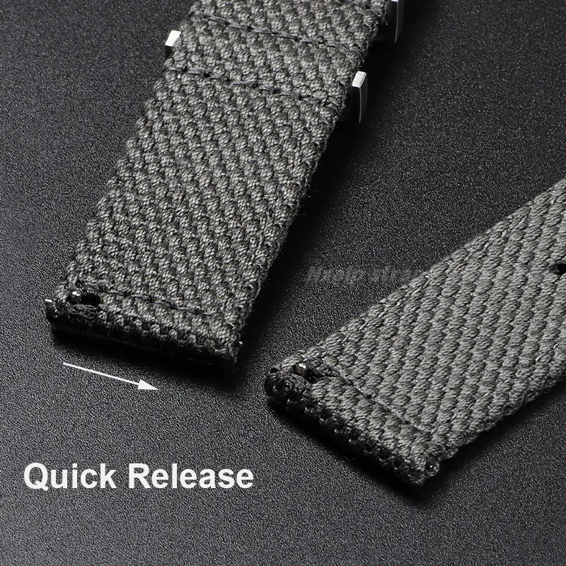 20mm 22mm Nylon Cotton Watch S - Nylon Nato Strap ulasan dan harga