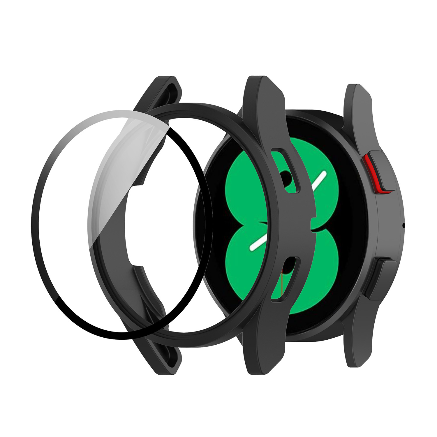 Glass+Case for samsung Galaxy  - Accessories For Galaxy Watch 5 ulasan dan harga