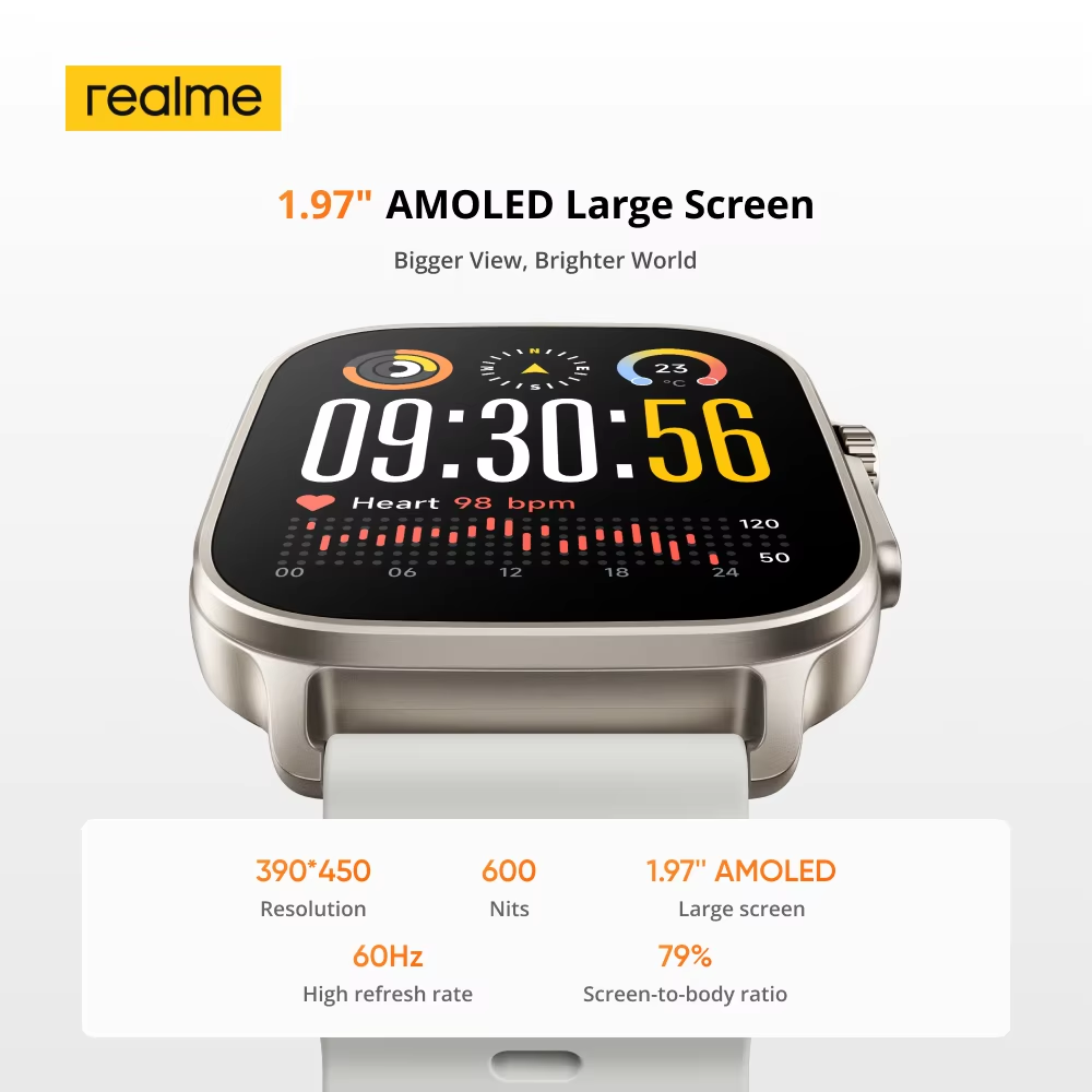 Global Version realme watch 5  - Smartwatch X12 ulasan dan harga