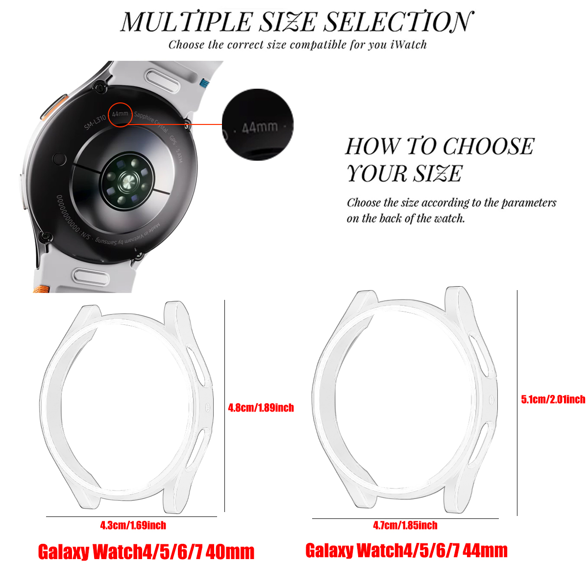 Case for Samsung Galaxy Watch  - Accessories For Galaxy Watch 5 ulasan dan harga