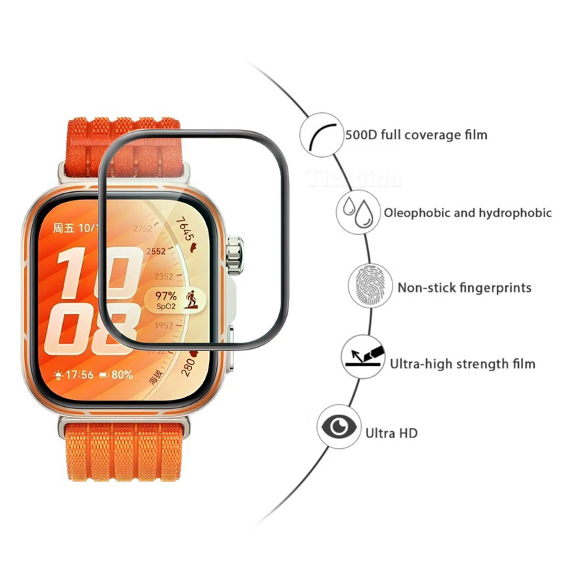 Soft Tempered Glass for Huawei - Watch Face Protector ulasan dan harga