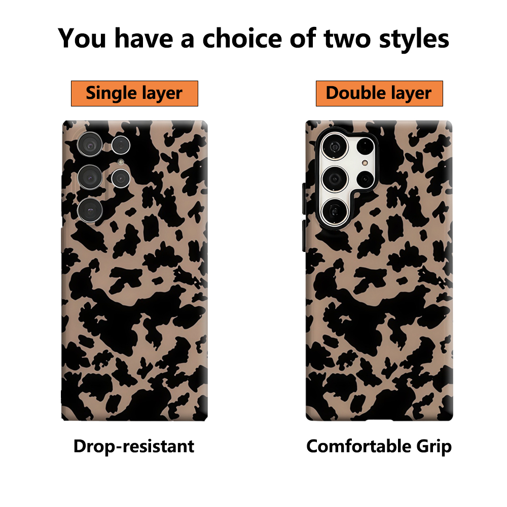 Chic Cow Print Phone Case for  - Samsung Galaxy S24 ulasan dan harga