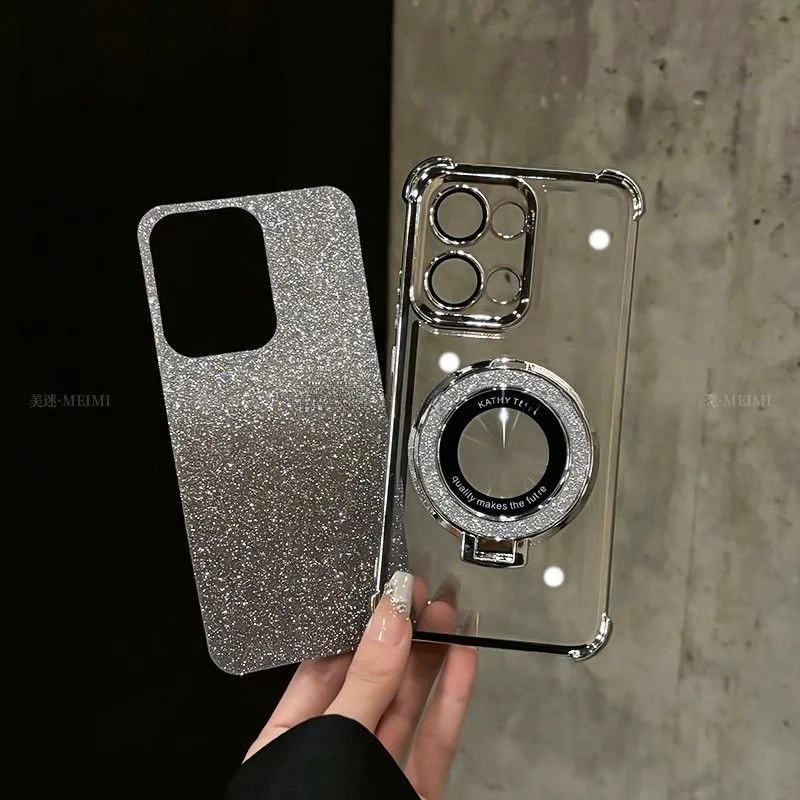 Glitter Mirror Holder Case For - Vivo Y28 ulasan dan harga